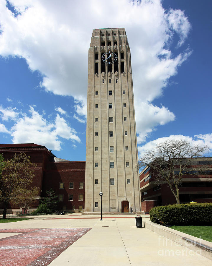 Burton Memorial Tower  University of Michigan 6173 Photograph by Jack Schultz