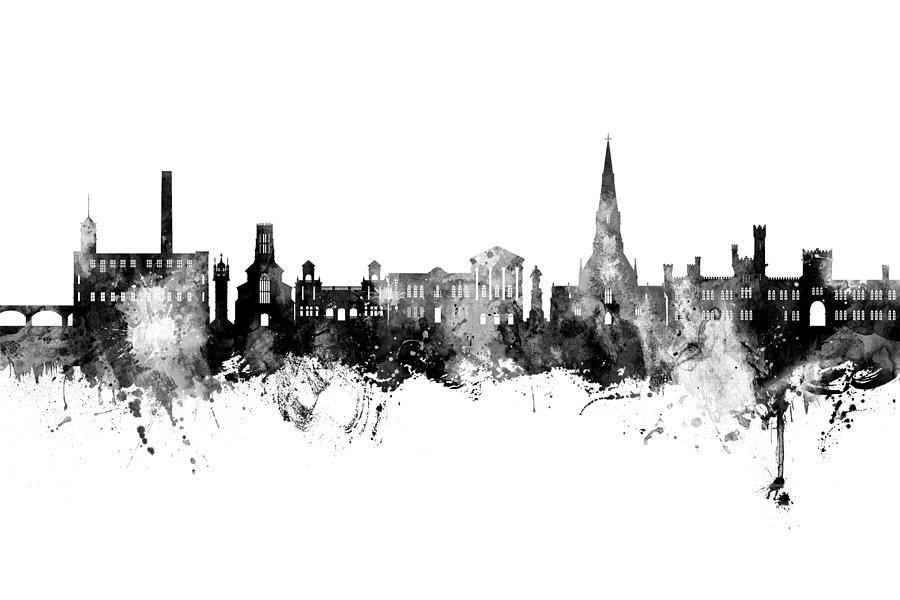 Bury England Skyline #28 Digital Art by Michael Tompsett