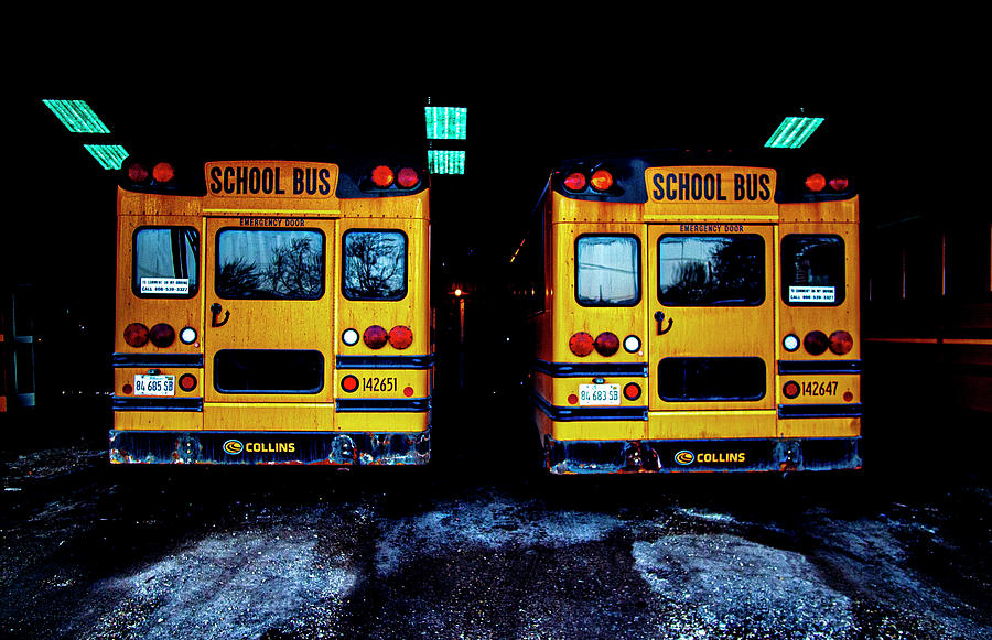Bus Barn Photograph
