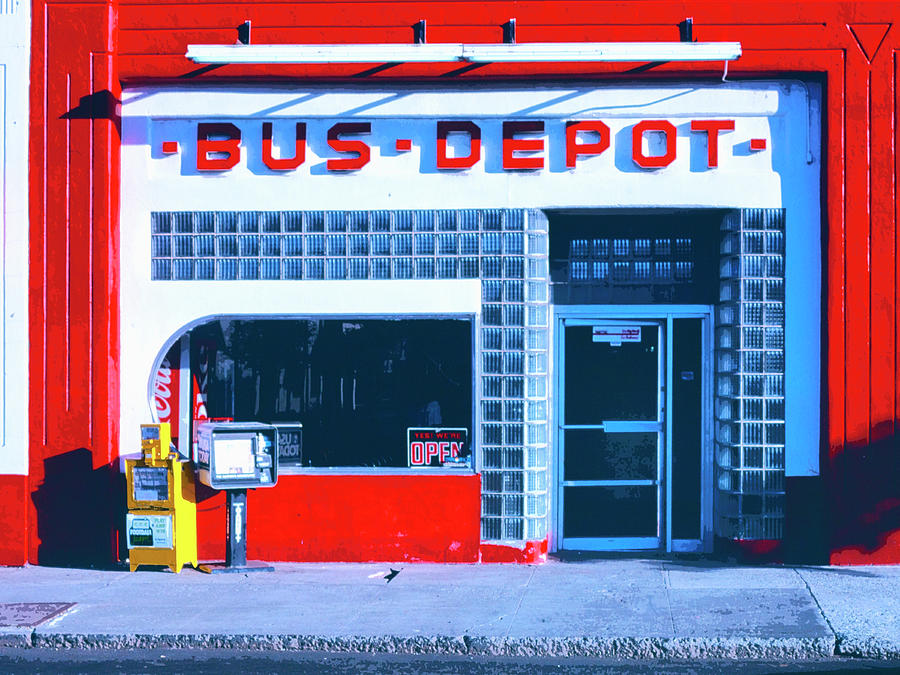 Bus Depot Photograph by Dominic Piperata