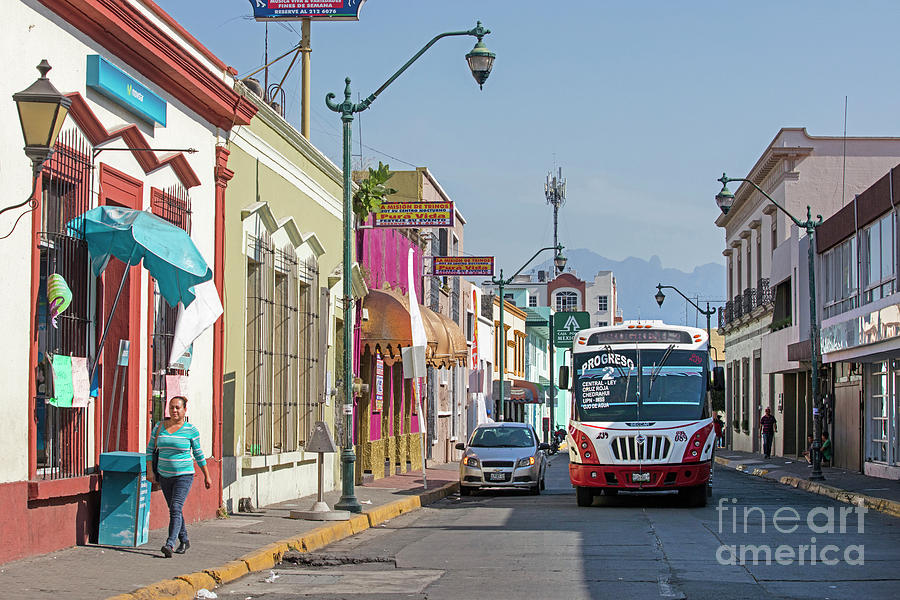 Bus in Tepic, Nayarit, Mexico Photograph by Arterra Picture Library