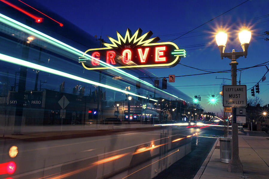 Bus Stop Twilight Photograph by Scott Rackers