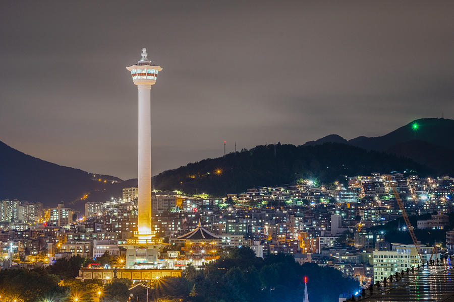 Busan Tower Photograph by Tran Vu Quang Duy