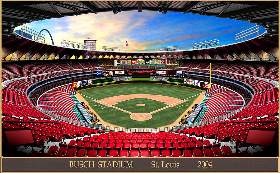 Busch Stadium 2004 Digital Art by Gary Grigsby - Fine Art America