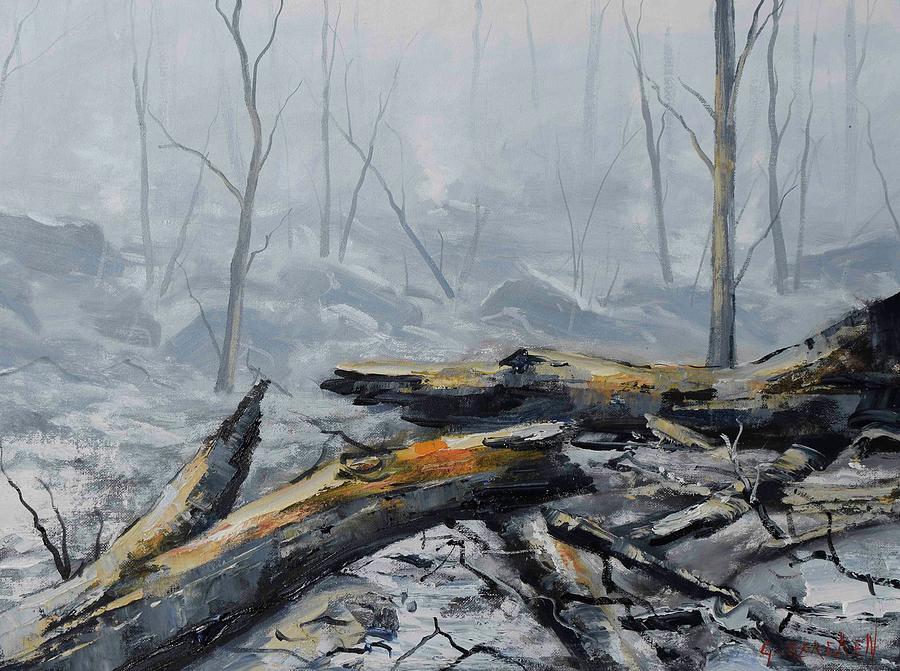 Bushfire Australia Painting