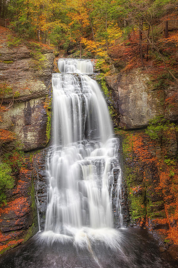 Bushkill Upper Falls PA Photograph by Susan Candelario