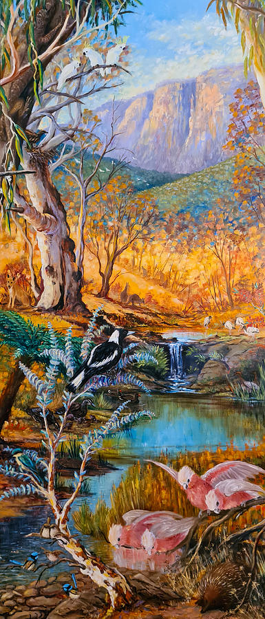Wildlife Painting - Bushland  by Glen Johnson
