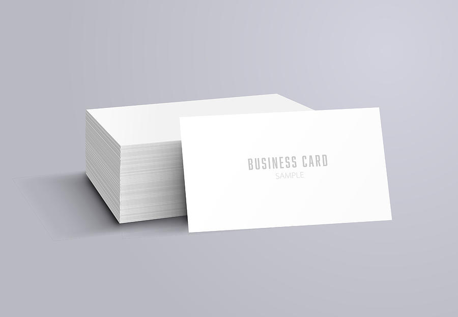 Business Card Mockup Drawing by Amtitus