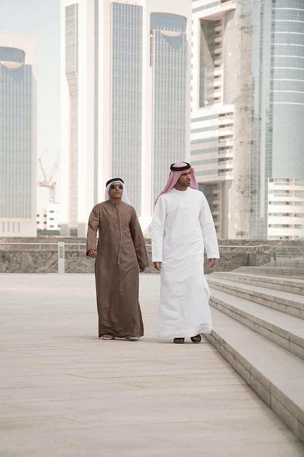 Businessmen in dubai Photograph by Image Source