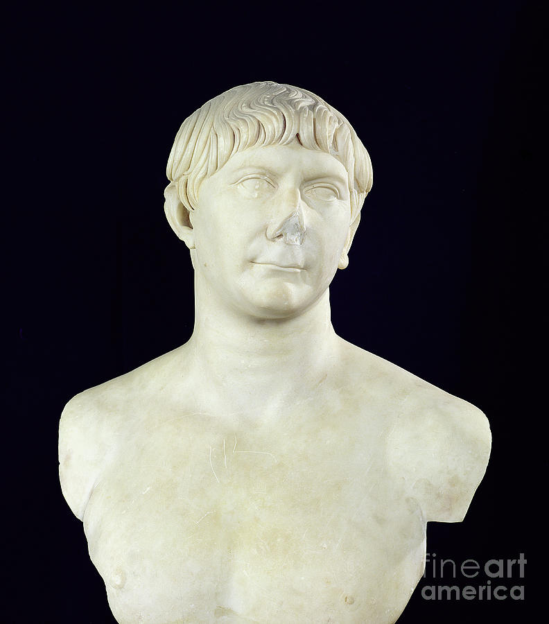 Bust of Trajan Sculpture by Roman School
