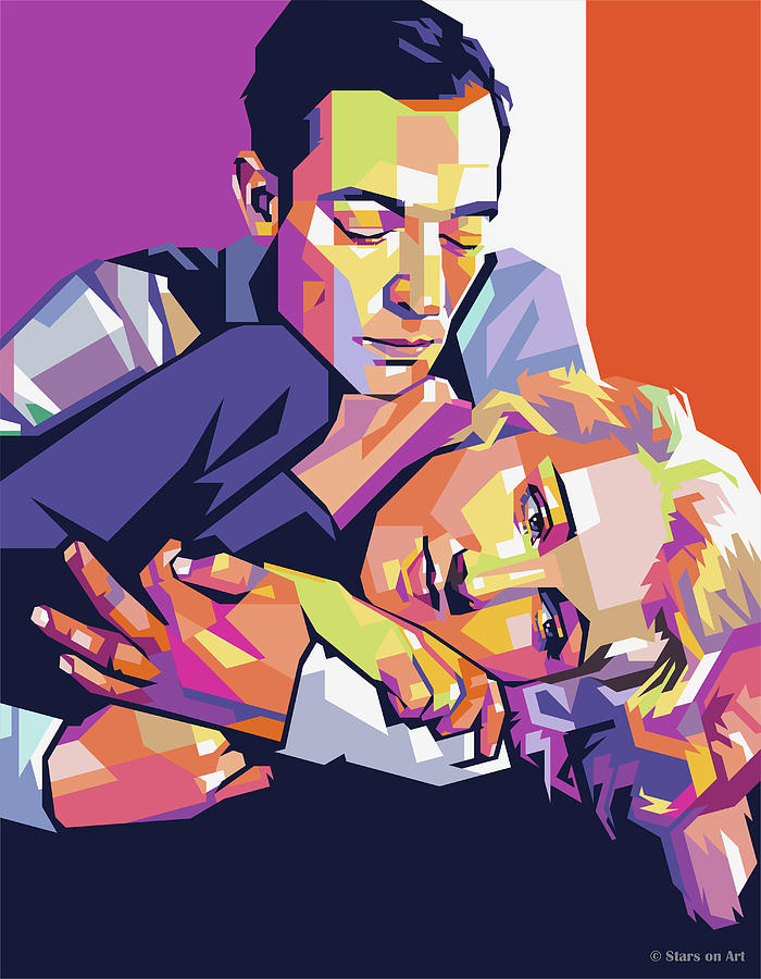 Buster Keaton and Anita Page - NY Digital Art by Movie World Posters