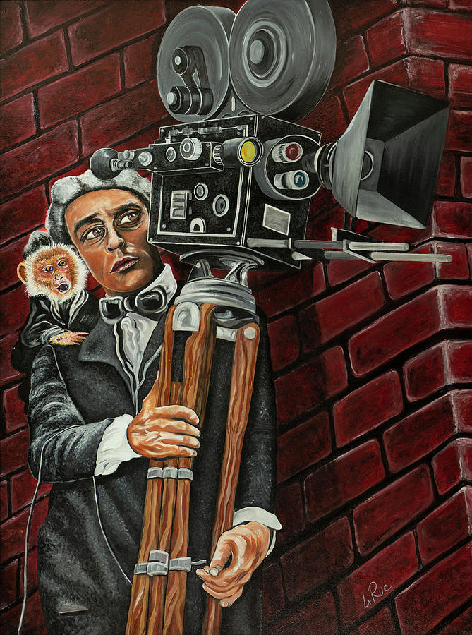 Buster Keaton Painting