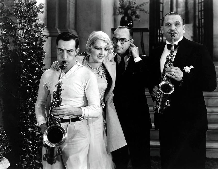 BUSTER KEATON, WALLACE BEERY and ANITA PAGE in FREE AND EASY 1930