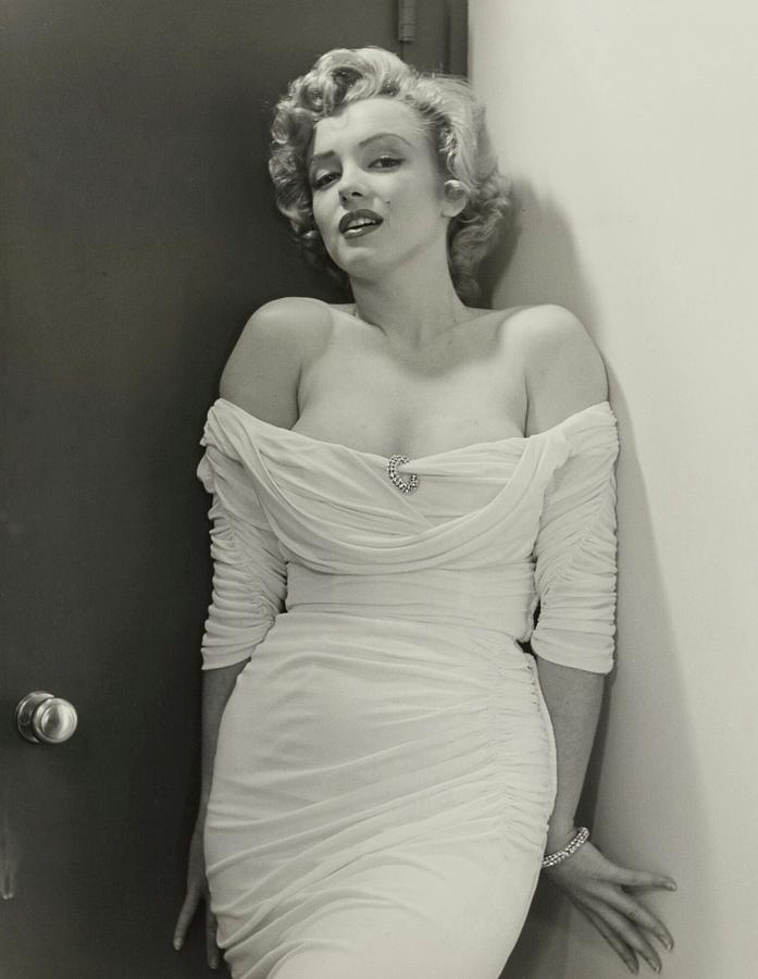 Busty Marilyn Monroe Photographed By Harold Lloyd 1952 Photograph By Vintage Kodachrome Slides