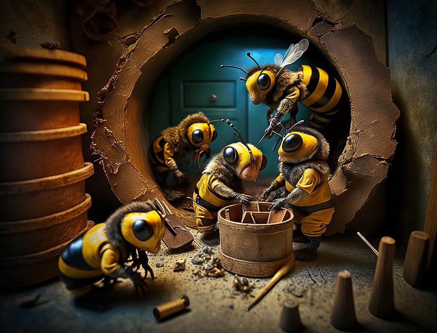 Busy As A Bee Digital Art
