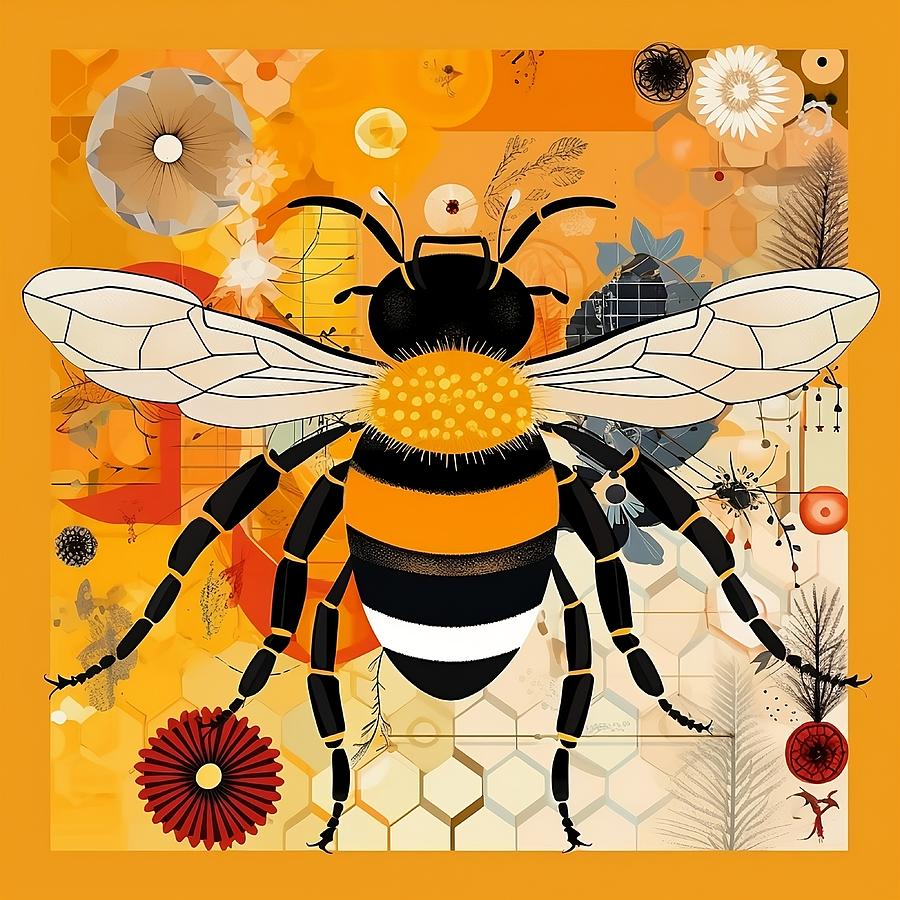 Busy as a Bee Digital Art by Karyn Robinson