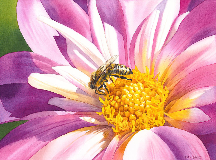 Busy Bee Painting by Espero Art