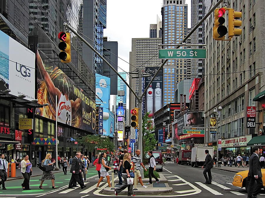 busy-new-york-city-crossroads-photograph-by-lyuba-filatova-fine-art