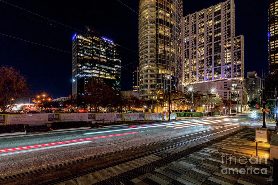 Busy Olive Street Dallas Texas Photograph by Jennifer White