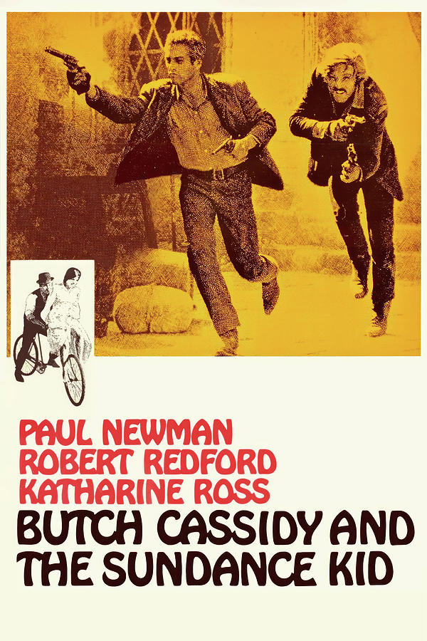 BUTCH CASSIDY AND THE SUNDANCE KID -1969-, directed by GEORGE ROY HILL. Photograph by Album