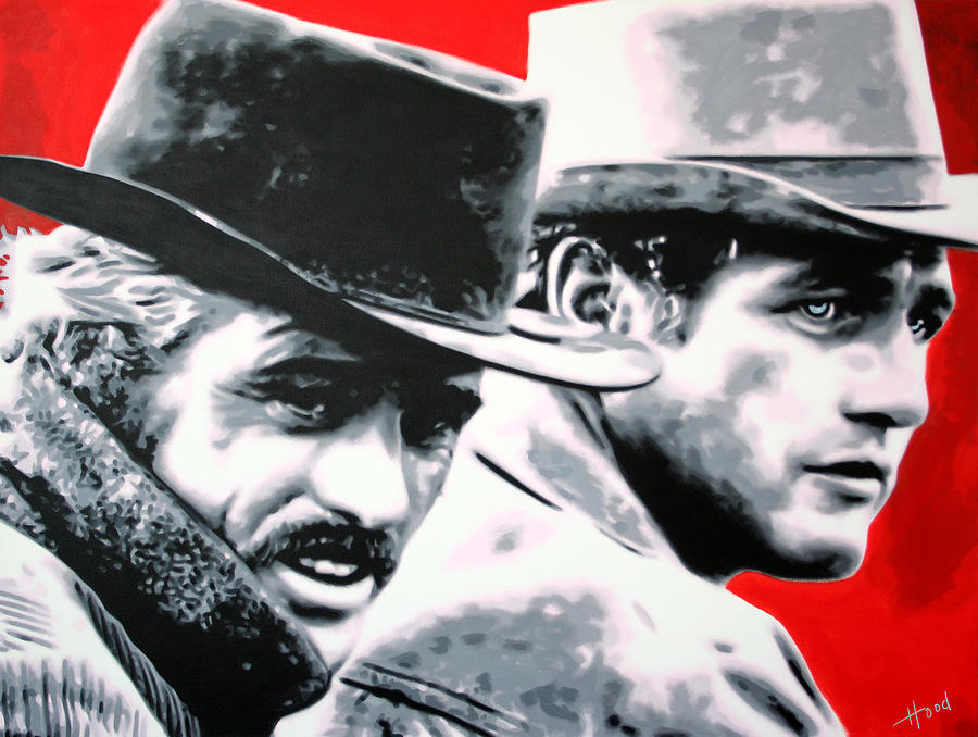 Butch Cassidy And The Sundance Kid Painting By Sarah Hood