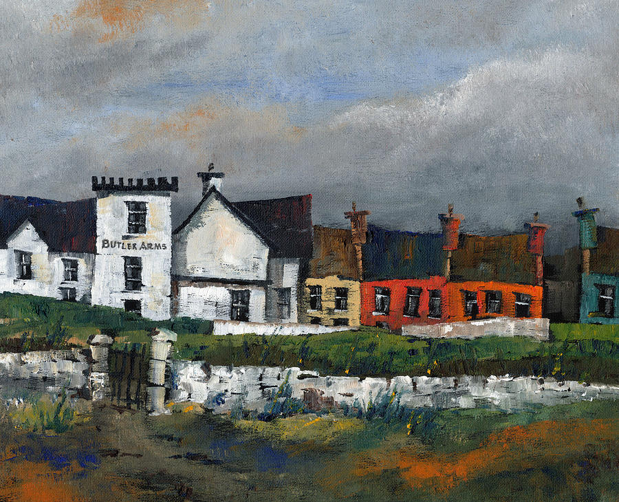 Butler Arms Waterville Painting by Val Byrne