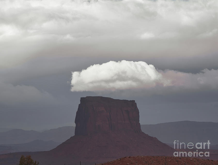 Butte Monument Valley Photograph by Andrea Anderegg