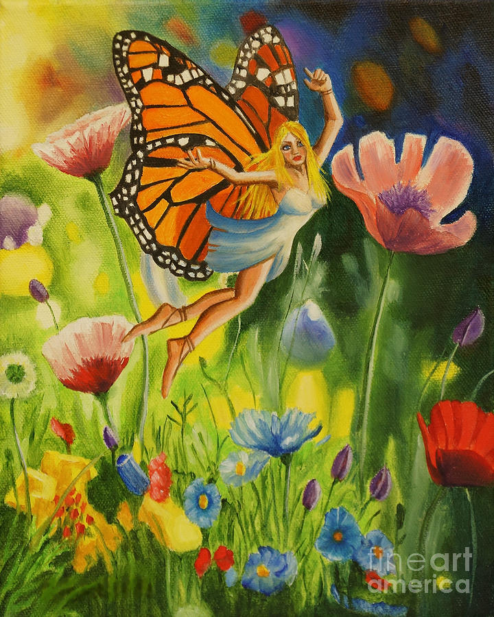 Butterfairy Painting by Ken Kvamme - Fine Art America
