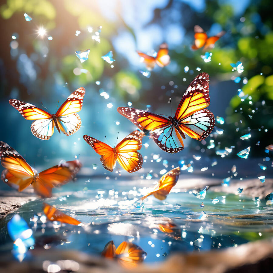 Cool Photograph - Butterflies 4 by John Palliser
