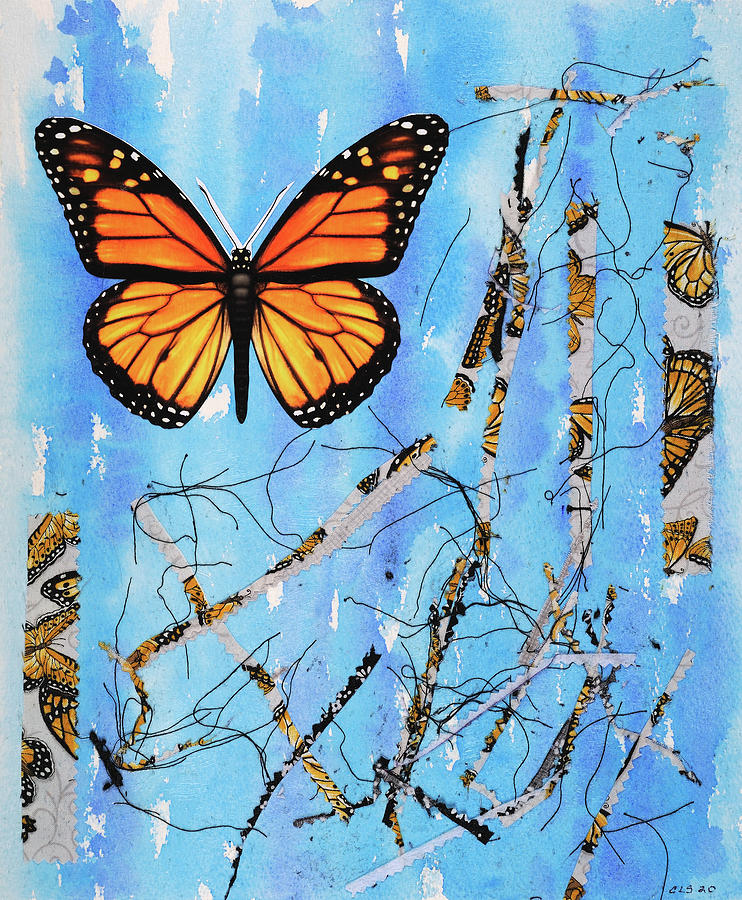 Butterflies Are Free Painting by Cynthia Schoeppel