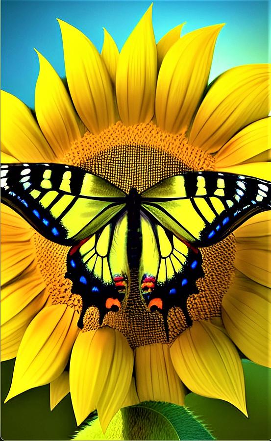 Butterflies are Free Digital Art by Vivian Aaron