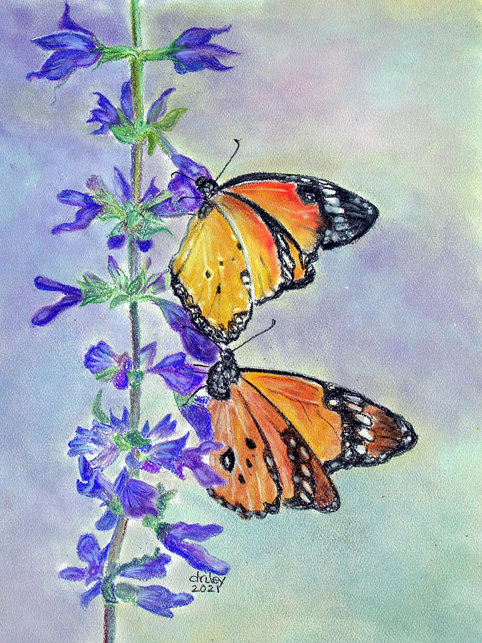 Butterflies Painting by Dorothy Riley