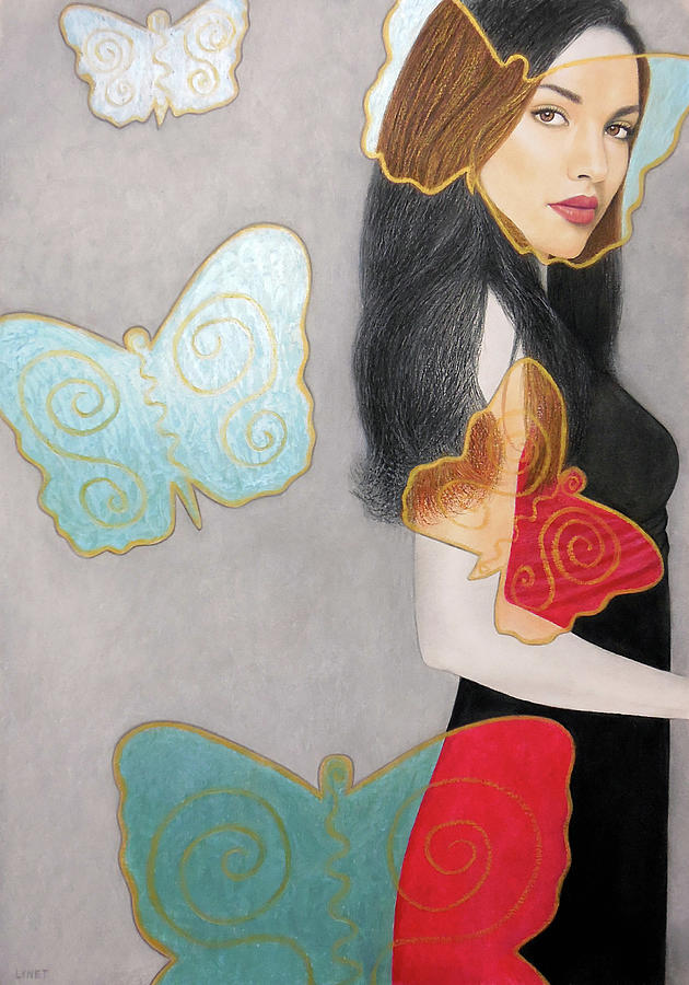 Butterflies Painting by Lynet McDonald