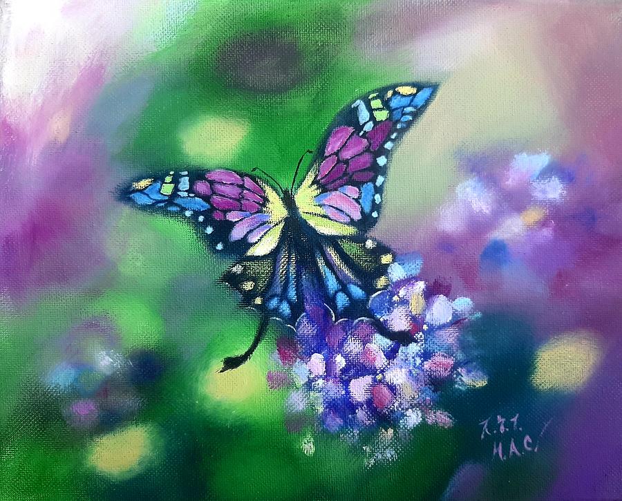 Butterfly 2 Painting by Helian Cornwell