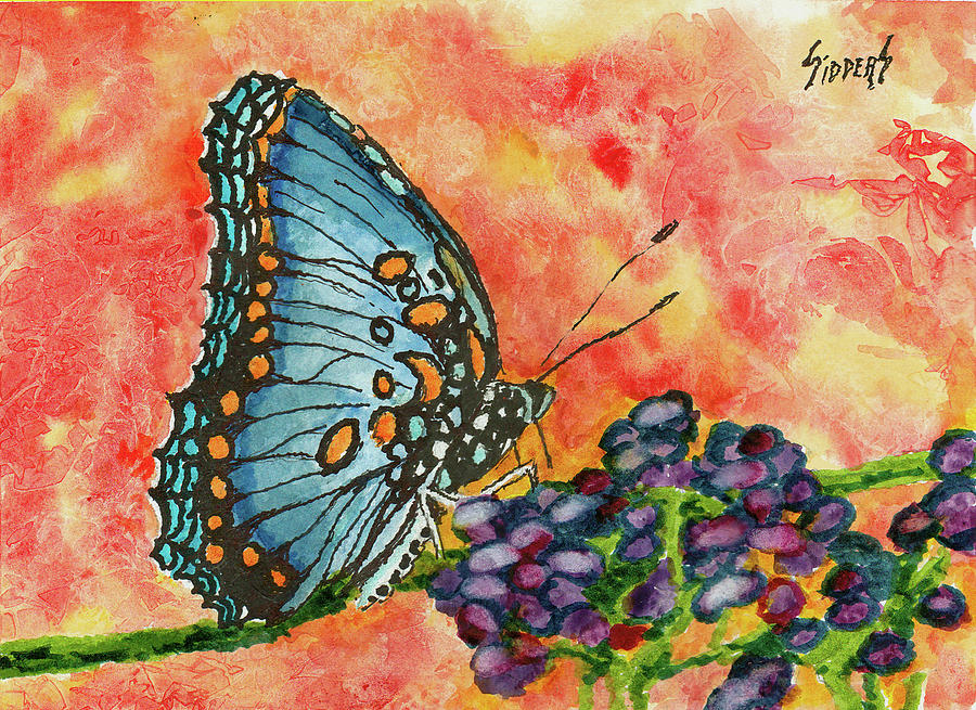 Butterfly #200518 Painting by Sam Sidders