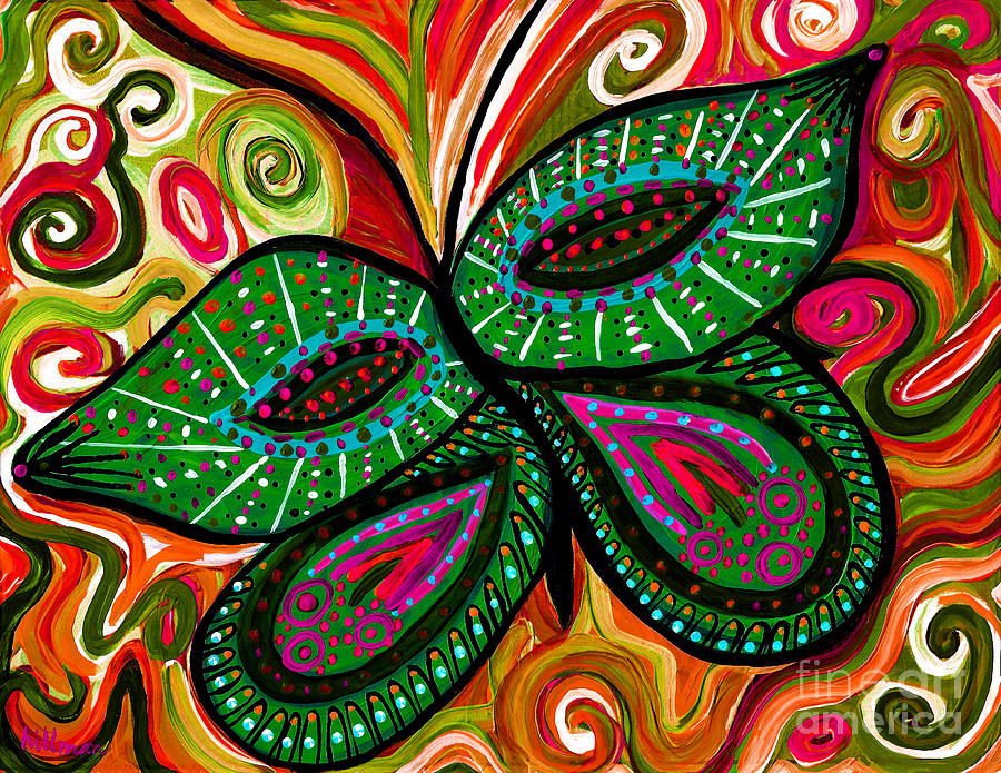 Butterfly 6 Mixed Media by A Hillman