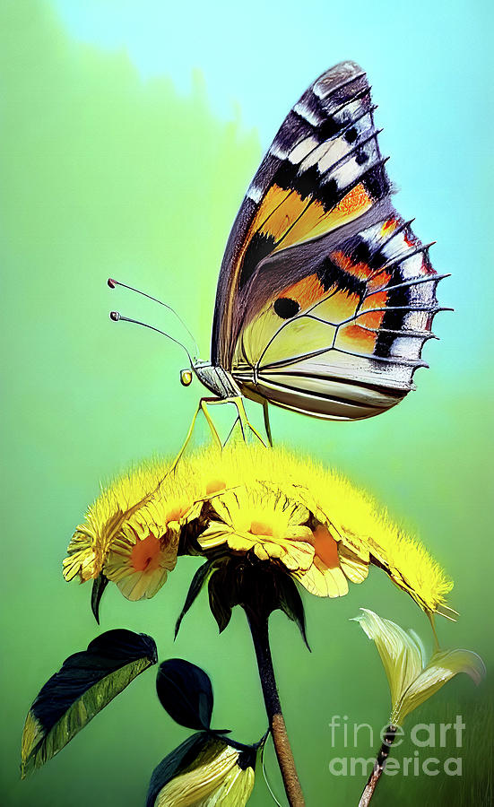 Butterfly  art 2 Digital Art by Elaine Manley
