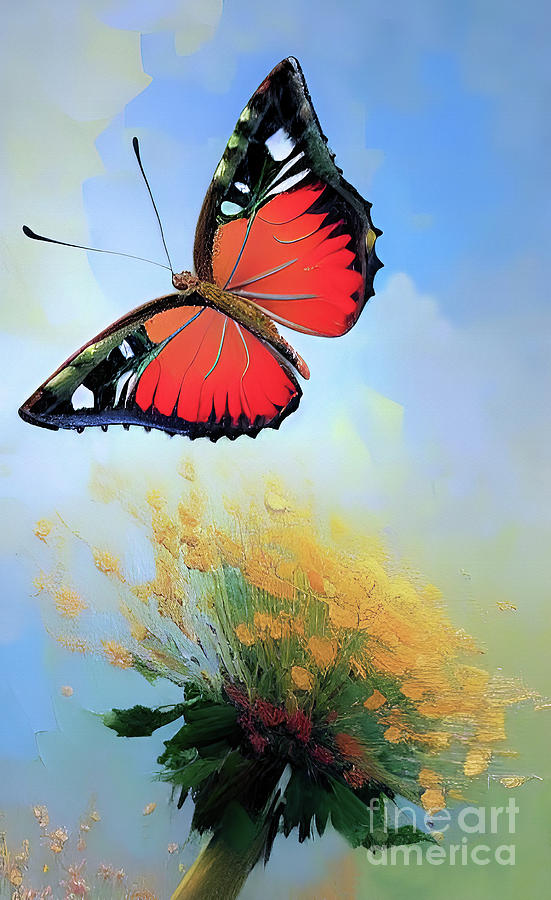 Butterfly Art 3  Digital Art by Elaine Manley