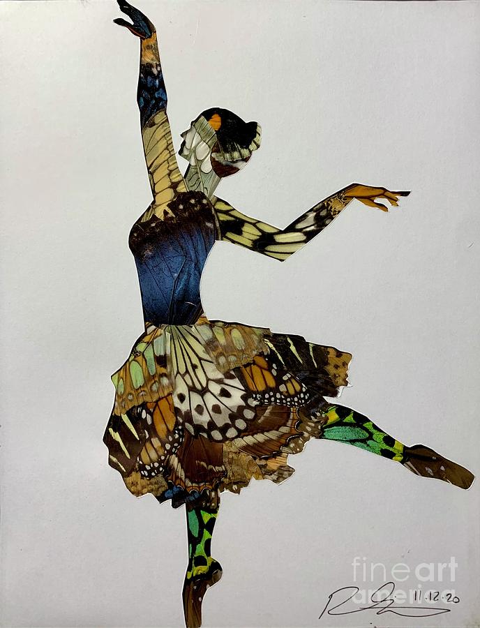 Butterfly Ballet Green Legs Mixed Media by Ryan Smithson Butterfly Ballet Green Legs Mixed Media by Ryan Smithson