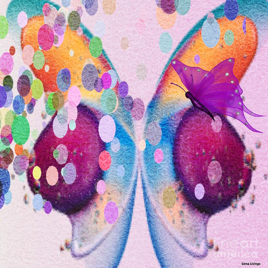 Butterfly Bliss Digital Art by Gena Livings