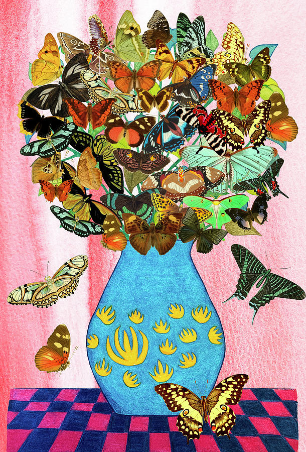 Butterfly Bouquet Mixed Media by Lorena Cassady