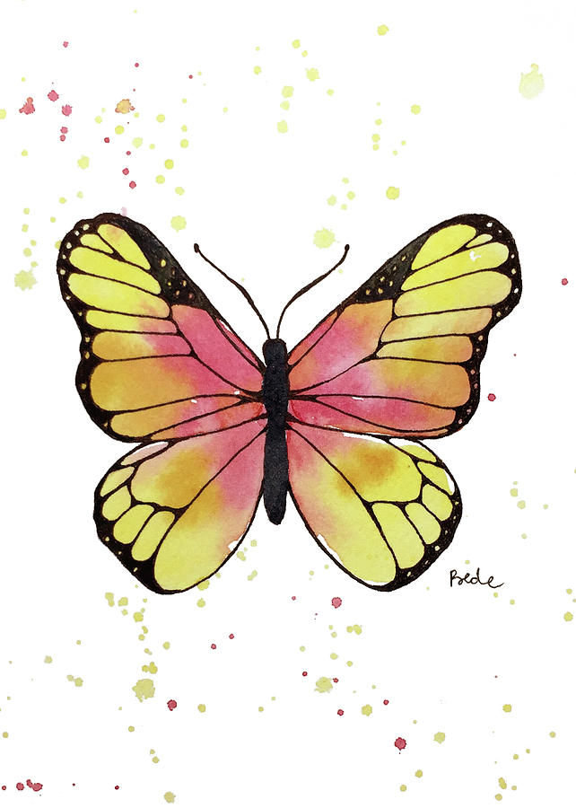 Butterfly Painting by Catherine Bede