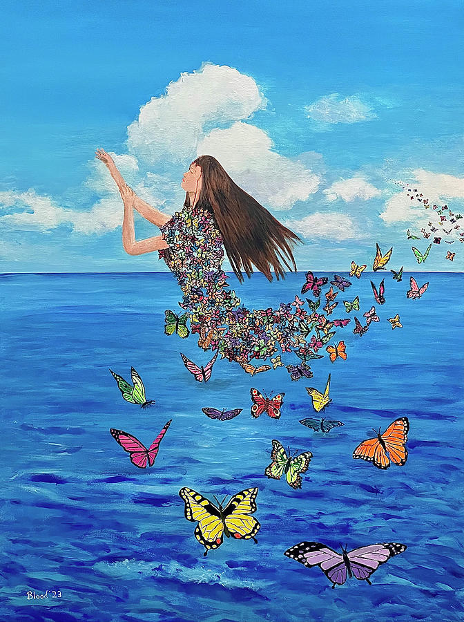 Butterfly Dreams Painting by Thomas Blood