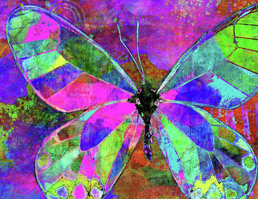 Butterfly Drteam Painting by Robin Mead