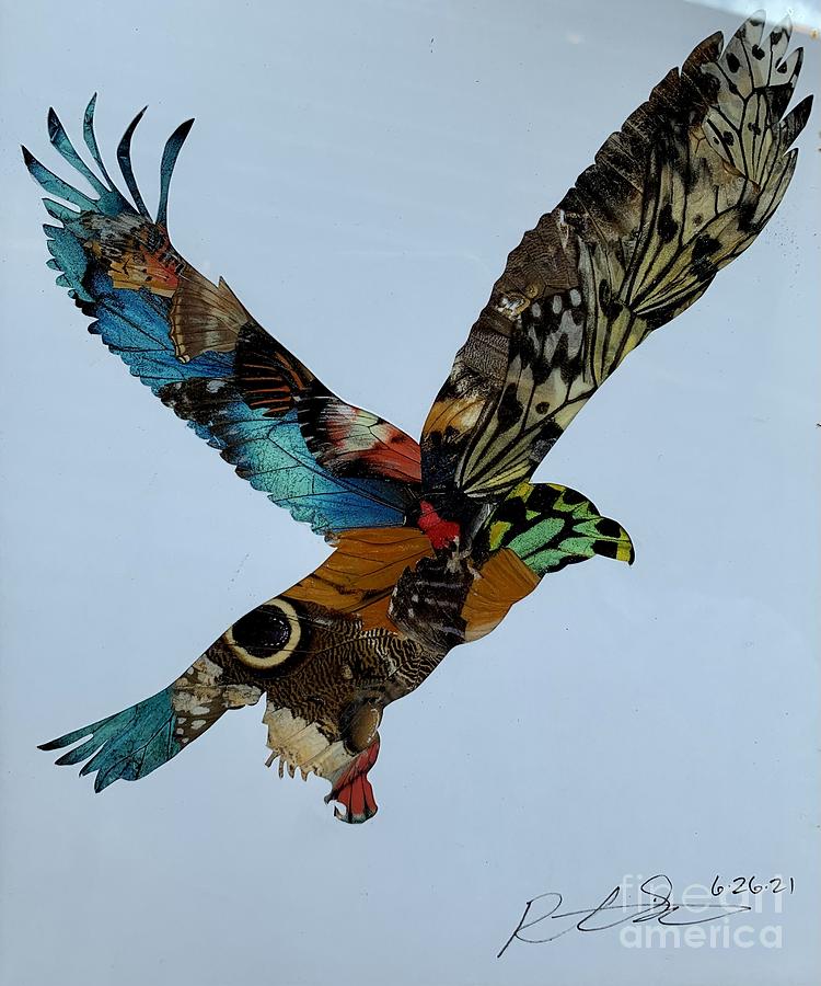 Butterfly Eagle Mixed Media by Ryan Smithson | Fine Art America