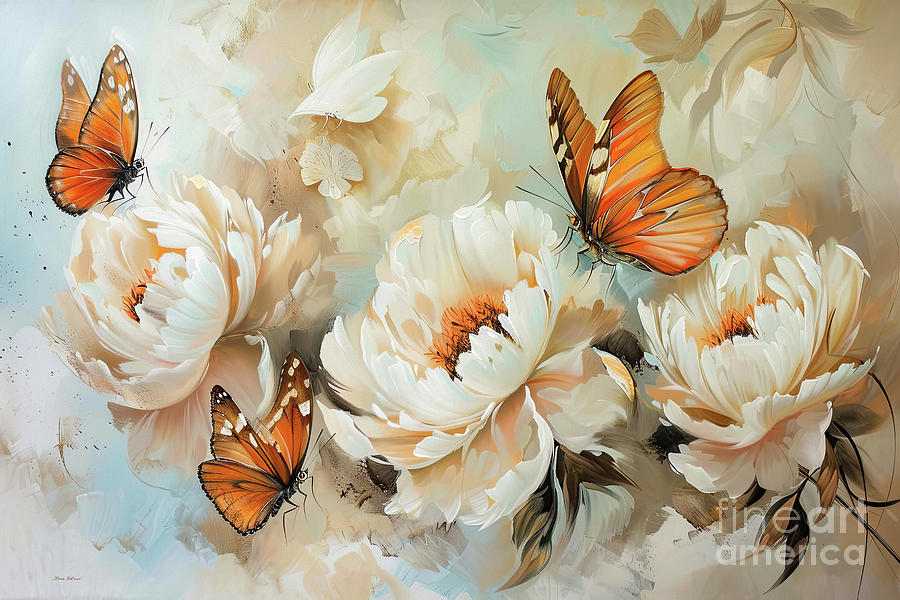 Butterfly Enlightenment Painting by Tina LeCour