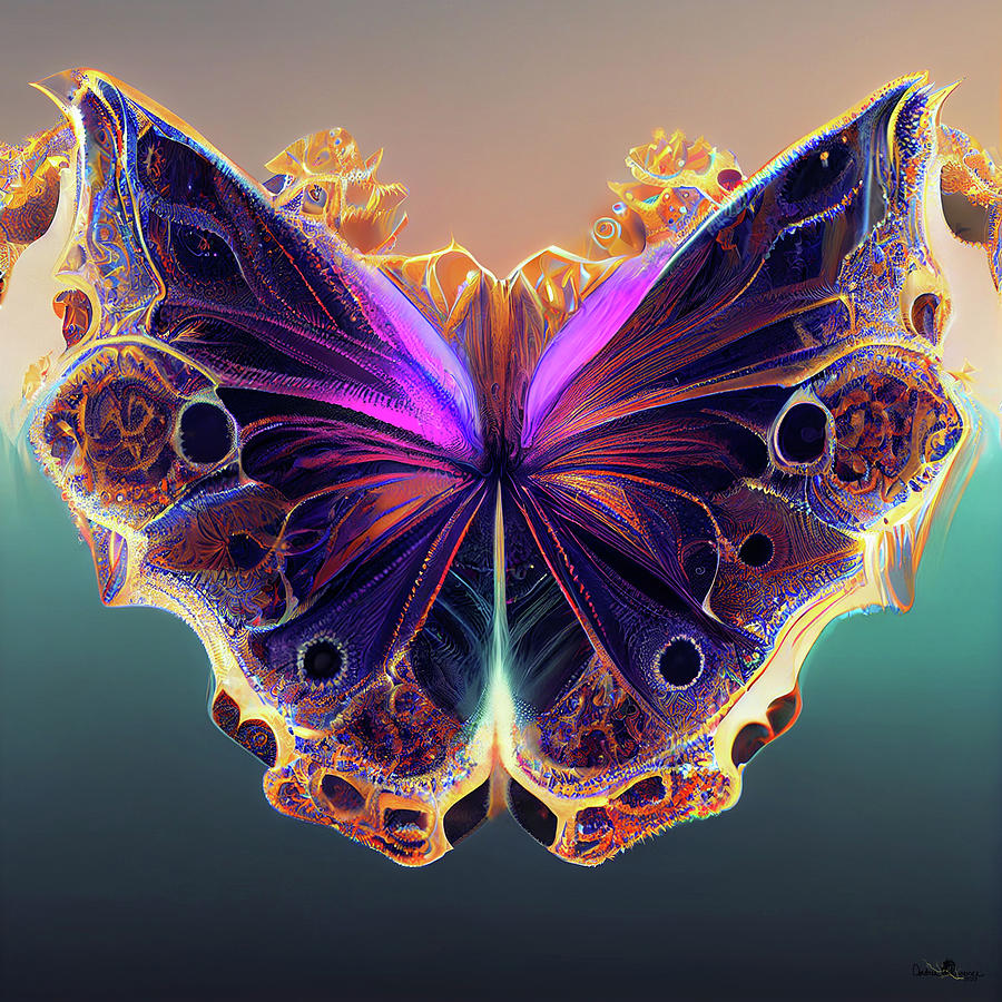 Butterfly Fractal 35 Digital Art by Andrea Lawrence - Fine Art America