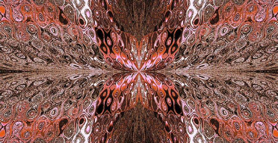 Butterfly In Crystal 51 Digital Art