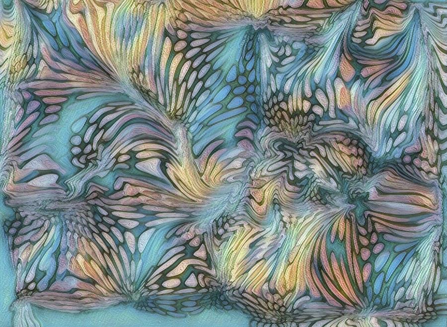 Butterfly in pastels Digital Art by Megan Walsh