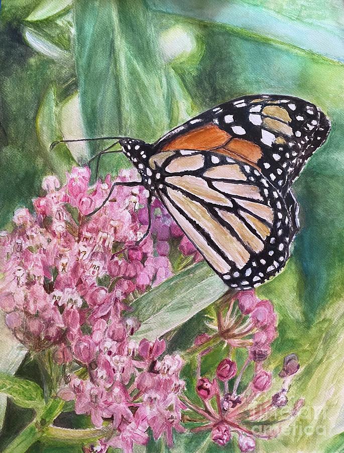 Butterfly Painting by Jamie Derr
